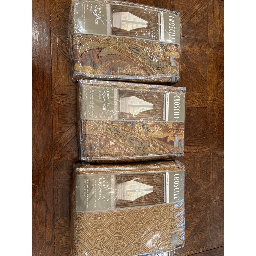 Croscill Ashton Collection Curtain Drapes Valances Window‎ Treatments